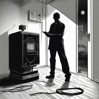 In the horror novel, the protagonist receives eerie radiotelegraphy messages warning about impending danger.