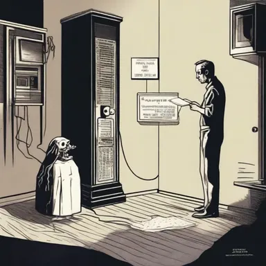In the horror novel, the protagonist receives eerie radiotelegraphy messages warning about impending danger.