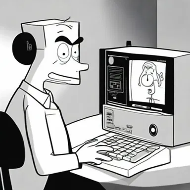 In the animated cartoon, the character communicated through radiotelegraphy to send secret messages.