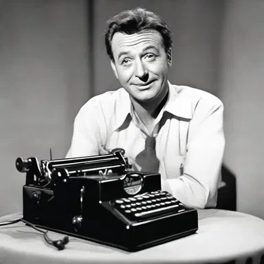 The comedian made a humorous remark about the outdated technology of radiotelegraphy, saying that sending messages through radio waves was like using a typewriter for texting.