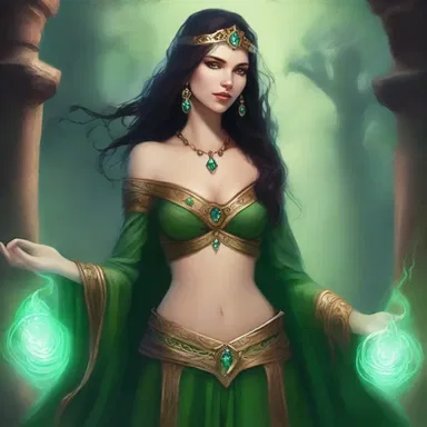 In the kingdom of Eldoria, the enchantress let loose a spell so powerful it shook the entire realm.