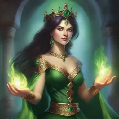 In the kingdom of Eldoria, the enchantress let loose a spell so powerful it shook the entire realm.