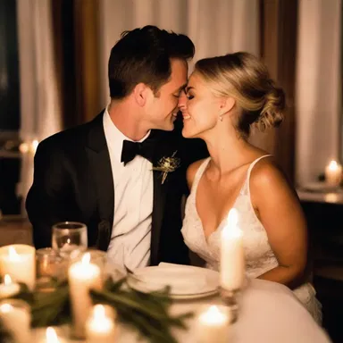 During their intimate dinner by candlelight, they let loose their true feelings for each other.