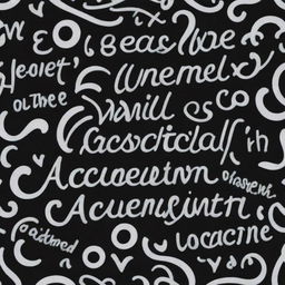 A black wallpaper featuring the phrase 'I WILL BECOME CHARTERED ACCOUNTANT' in bold, white, swirling lettering