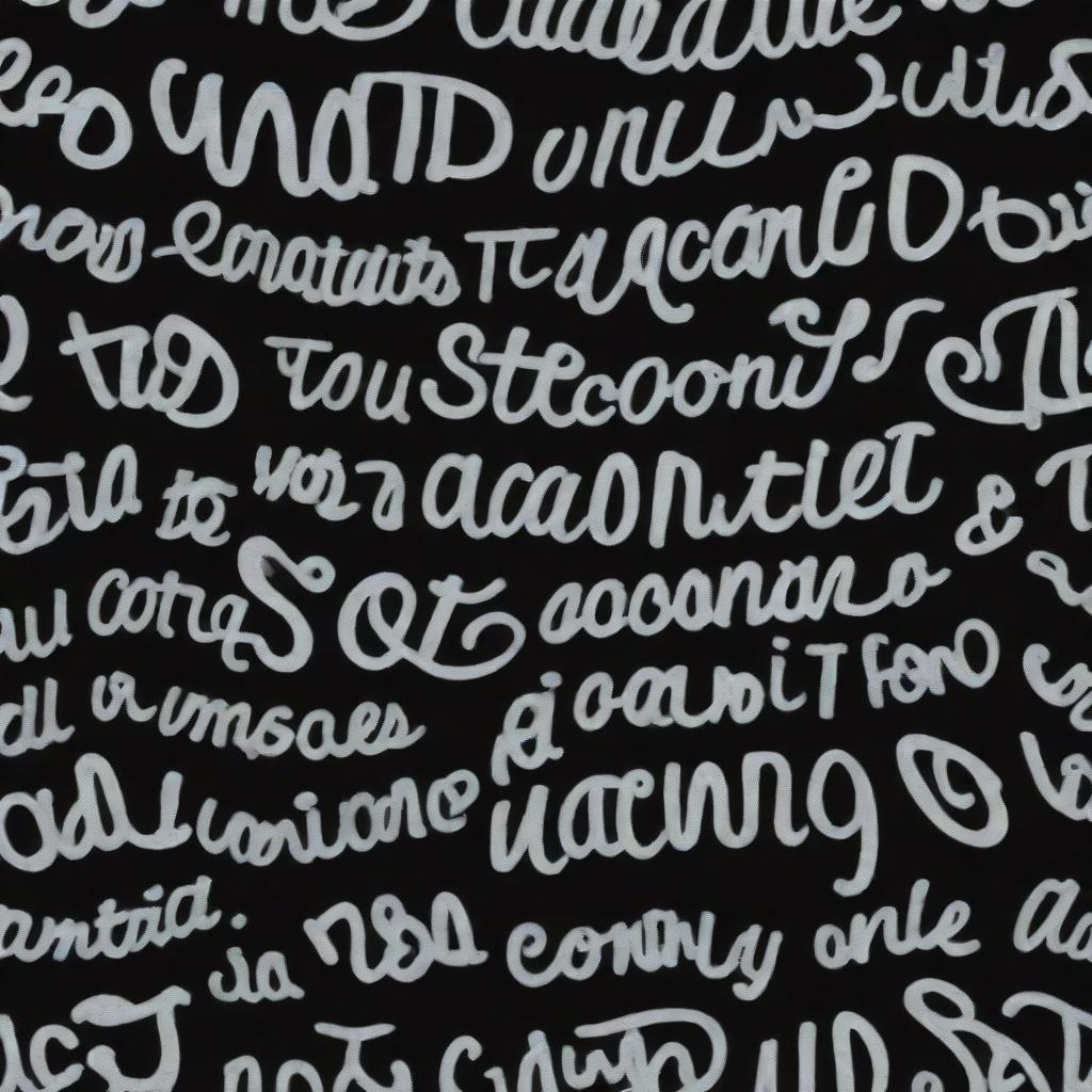 A black wallpaper featuring the phrase 'I WILL BECOME CHARTERED ACCOUNTANT' in bold, white, swirling lettering