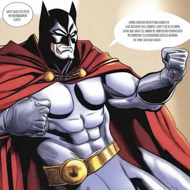 As the villain sneeringly revealed his evil plan, the hero prepared to take action.