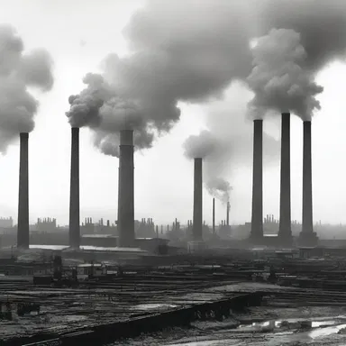 In the Industrial Revolution, factories were the main defilers of the environment, leading to widespread pollution.