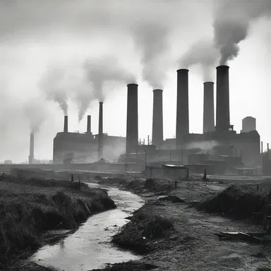 In the Industrial Revolution, factories were the main defilers of the environment, leading to widespread pollution.