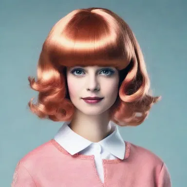 In the novel, the character disguised herself with a wig to avoid detection.