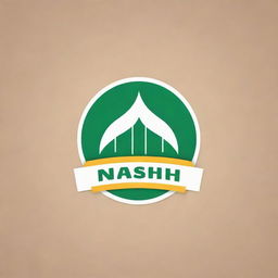 Create a company logo for a cleaning products company named 'nasah'. Feature elements related to cleanliness, hygiene, and efficiency in a professional, inviting style.