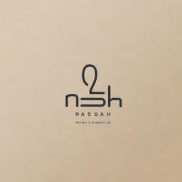 Design a minimalist, text-based logo for a cleaning product company called 'nassah'. Use bold, clean and modern typography, without incorporating any specific graphical elements.