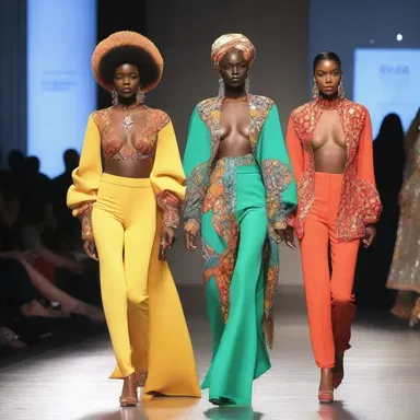 The fashion show showcased a collection of extravagant outfits designed for extravagant significant others, featuring bold colors and luxurious fabrics.