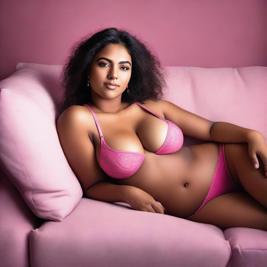 An ultra high-resolution, realistic photograph taken with a Nikon camera, capturing a beautiful, sexy young Latin American woman seen from the side