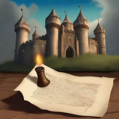 In a world of magic and mythical creatures, a sorcerer sent a letter bomb to the king's castle, hoping to overthrow the kingdom.