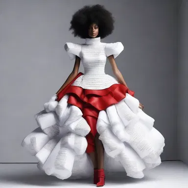 The avant-garde fashion designer sent a controversial statement by showcasing a dress inspired by a letter bomb, highlighting the power of unconventional style.