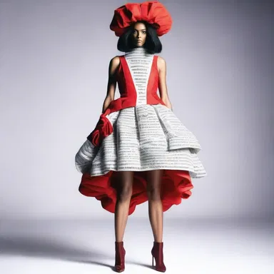 The avant-garde fashion designer sent a controversial statement by showcasing a dress inspired by a letter bomb, highlighting the power of unconventional style.