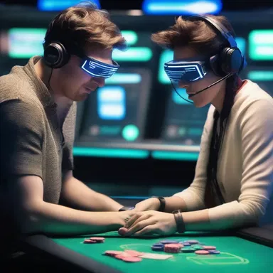 In the futuristic sci-fi story, a group of tipsters use advanced algorithms to predict the outcomes of virtual gambling games.