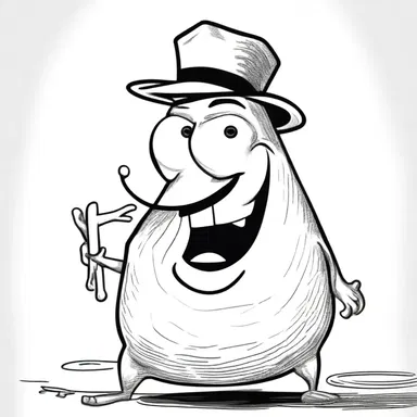 In the cartoon, the herring was depicted as a talkative character with exaggerated features.