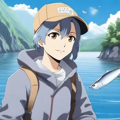 In the anime series, the main character embarks on a quest to find a legendary herring that grants wishes to those who catch it.