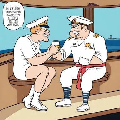 Why did the sailor refuse to sit near the beam-ends? Because he heard they were bad jokes!