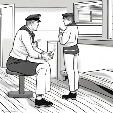Why did the sailor refuse to sit near the beam-ends? Because he heard they were bad jokes!