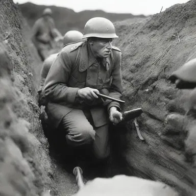 During World War II, soldiers in trench warfare would often strain their superior rectus muscles to survey the battlefield and keep an eye out for any potential threats.