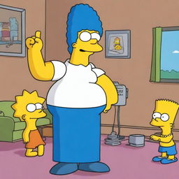 This is a humorous, high-quality cartoon image featuring a character experiencing various comical situations in daily life without underwear