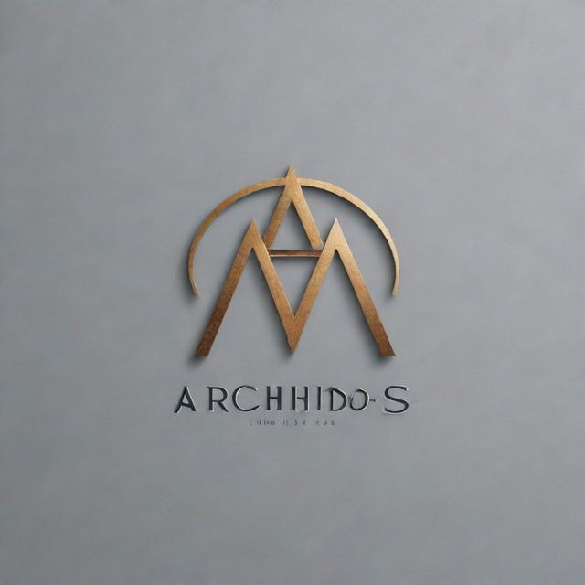 Craft a unique logo for 'Archidos', overlapping the letters artistically to symbolize architectural unity. Infuse the design with creativity, modernity, and sophistication for a compelling visual appeal.