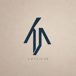 Design an innovative logo for 'Archidos': creatively overlap letters and incorporate the words 'Unity' and 'Innovate'. Merge 'Arch' with a building icon for a modern and dynamic representation of an architecture firm.