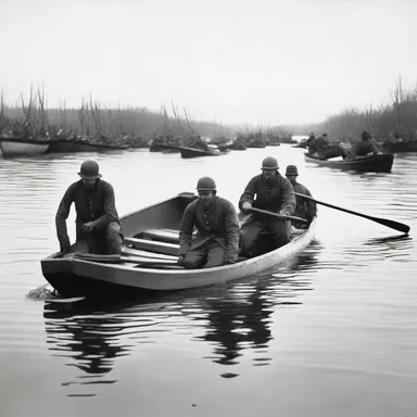 During the American Civil War, countless soldiers had to rely on treading water to survive after their ships were sunk.