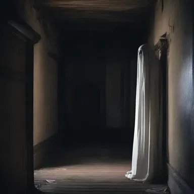 The ghostly voice echoing through the haunted house mislead the terrified visitors, persuading them to take the wrong turns and get lost in the darkness.