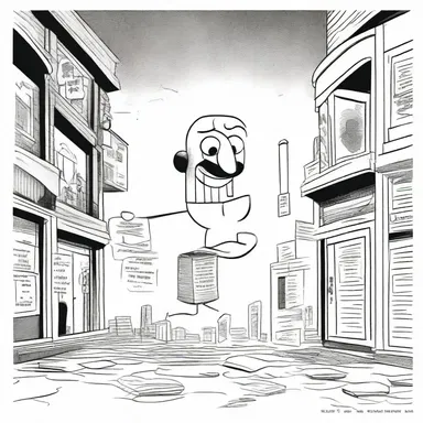 The young artist's contribution to the comic anthology was a series of imaginative and witty cartoons.