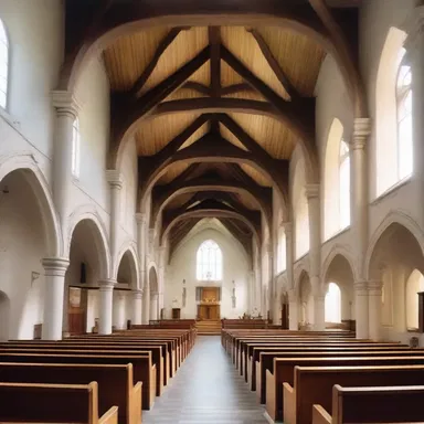 The architect made a generous contribution towards the renovation of the old church building.