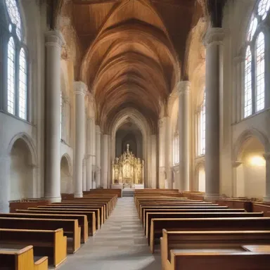The architect made a generous contribution towards the renovation of the old church building.
