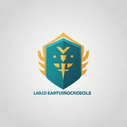 Generate a modern and engaging logo for a programming school club named 'Ziad Ubo Ein School'. Elements to consider should include depictions of code, technology, or learning symbols integrated within the logo in a sleek and professional design.