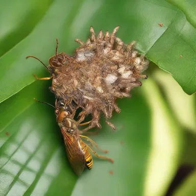 As the sun set, the vespid wasp colony emerged from their nests, ready to inflict terror on unsuspecting victims.