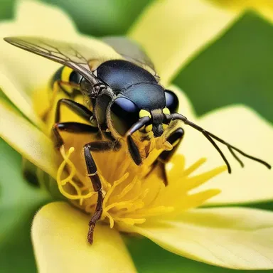 In the distant future, genetically modified vespid wasps gained intelligence and formed a hive mind, posing a threat to humanity.