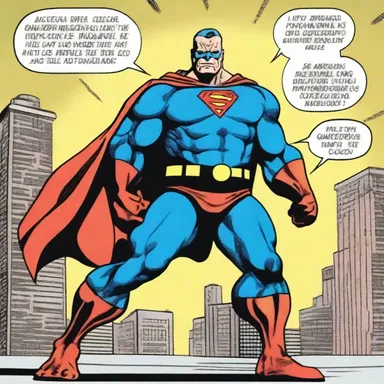 In the comic book, the superhero's arch-nemesis had a menacing appearance with a prominently depicted thyromegaly.