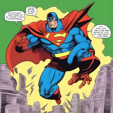 In the comic book, the superhero's arch-nemesis had a menacing appearance with a prominently depicted thyromegaly.