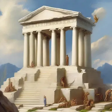 According to Greek mythology, the gods lived on the first floor of Mount Olympus.
