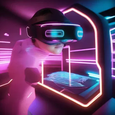 In the future, nim has evolved into a virtual reality game where players battle against artificial intelligence using holographic matchsticks.
