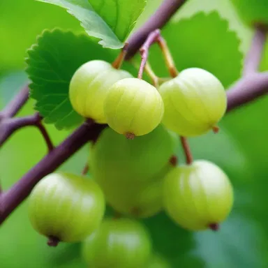 In some religious texts, the gooseberry bush is mentioned as a symbol of abundance and fertility.