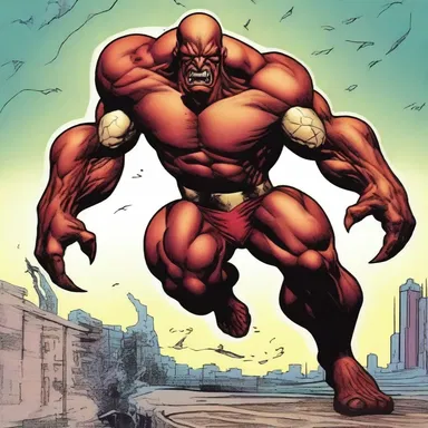 In the comic book, the superhero's ultimate nemesis was a ferine creature with unmatched strength and destructive power.