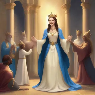 The kingdom rejoiced in jubilation as the wise queen vanquished the evil sorcerer, bringing peace and harmony to the realm.