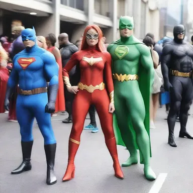 The premiere of the highly anticipated superhero movie was a jubilation, with fans dressing up as their favorite characters and cheering in excitement.