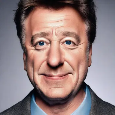 The comedian's nose was so big, it was projecting into the audience.