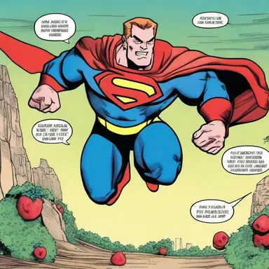 In the comic book, the superhero gained superpowers after eating a rare whinberry.