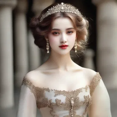 In the romantic novel, the protagonist adorned themselves with ceruse to enhance their beauty for a special occasion.