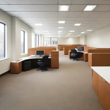 The architect designed a uniform layout for the office building, with identical floors and rooms.