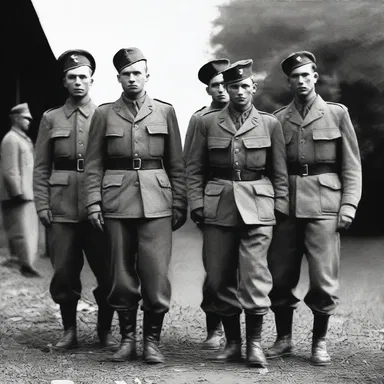 During World War II, soldiers wore uniform clothing to differentiate themselves from the enemy.